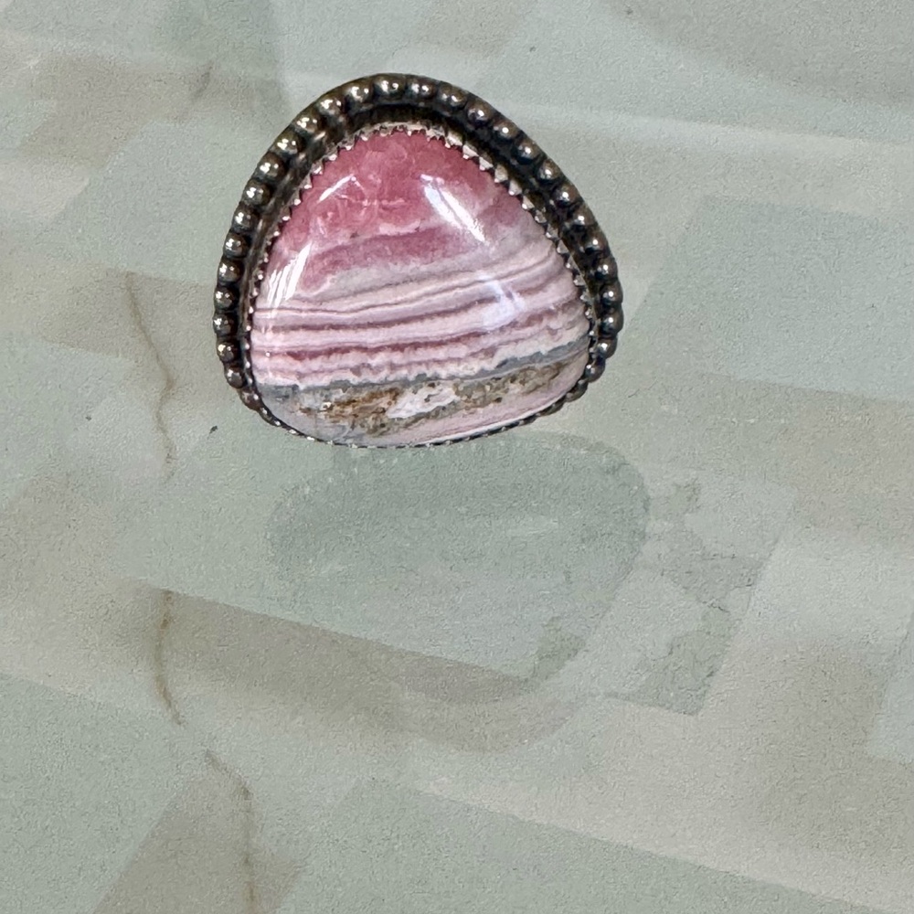 GORGEOUS Montana Rhodochrosite Ring - Picture 5 of 7